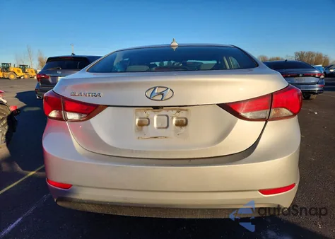 2016 Hyundai Elantra Se z USA, uszkodzony, nr VIN KMHDH4AE0GU530897